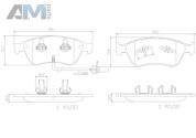 Передние тормозные колодки BREMBO P85102 Audi A8 (D3) 2002-2010