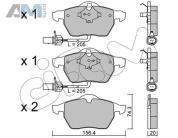 Передние тормозные колодки CIFAM 8223140 на Audi A4 (B7) 2005-2009