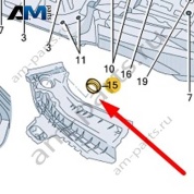 Втулка Audi Q7 (4M) 2016-2024 4M1805673A
