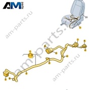 Жгут проводов подушки сиденья Volkswagen T-Roc Cabrio 2020-2024 2GC971392