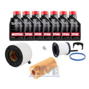 Комплект для ТО-1/3 для Audi A5 3.0TDI (2017-2013) с маслом Motul 5W30