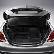 Коврик багажника с низкими бортами A2058140700 Мерседес С-класса W205 (2014-2018)