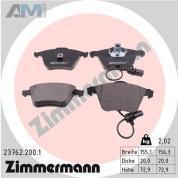 Колодки тормозные передние 237622001 (ZIMMERMANN) для автомобилей VAG
