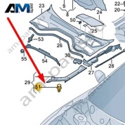 Фиксатор Audi A8 (D5) 2018-2024 4N0805163