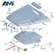Трос замка капота (спереди) Mercedes G-class W465 A4638805400