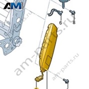 Модуль боковой подушки безопасности Volkswagen AMAROK 2017-2022 2H6880242G