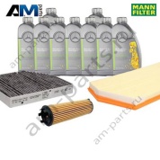 Комплект фильтров MANN с маслом 5W30 229.52 для ТО-1 Mercedes GLS 450