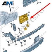 Ленточный держатель Audi A6 (C8) 2019-2024 4K0807329