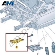 Часть стойки А Volkswagen T-Roc Cabrio 2020-2024 2GC864623A