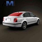 Стекло крышки багажника Пассат Б5 Седан 3B5845051P