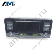 Панель управления и индикации с сенсорным экраном, радио тюнером и Bluetooth Volkswagen Polo Sedan 2020-2023 6N5035867