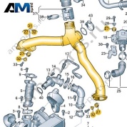 Напорная трубка VAG 057145673K