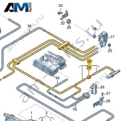 Вакуумный шланг VAG 03L131055DH