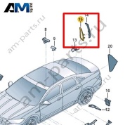 Часть стойки С Volkswagen Jetta VII 2020-2024 17A864539