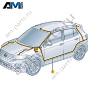 Центральный Жгут проводов Volkswagen T-Roc Cross 2019-2024 2GM971051