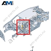 Шумоизоляция крыла Volkswagen Jetta VII 2020-2024 17A864237