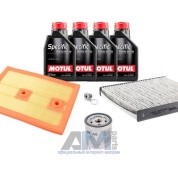 Набор для ТО-1/3 Тигуан II рестайлинг 1.4TSI с маслом Motul 5W30