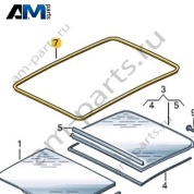 Уплотнитель (самоклеящ.) Volkswagen T-Roc 2018-2024 2GA877459