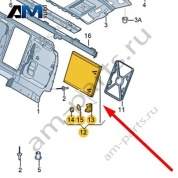 Крышка Audi A8 (D4) 2014-2017 4H6813330C