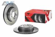 Перфорированные задние тормозные диски 320X20 (09.9425.1X) Brembo на BMW 5 Серии (E60) 530d/530i