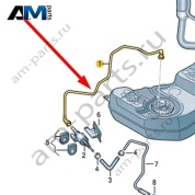 Топливопровод Volkswagen Touareg 2018-2024 4M4261238