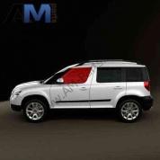 Стекло дверное для Skoda Yeti 5L0845021G