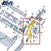 Лонжерон Volkswagen id3 2020-2024 1EA803505