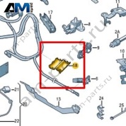 Канал для кабеля Volkswagen Crafter 2012-2016 2E0911049