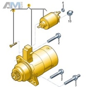Стартер VAG 02E911024CX