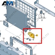 Держатель Volkswagen id3 2020-2024 1EA121367E