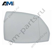 Зеркальный элемент левый с затемнением Ауди Q7 4М (рестайлинг) 4M0857536E
