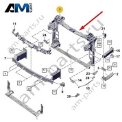 Передняя панель (телевизор) V8 9Y0805594P Porsche Cayenne 2017-2024
