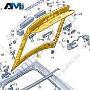 Крышка багажного отсека Audi A7 (4K) 2019-2024 4K8827025A