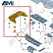 Шумоизоляция VAG 1K0825235AJ