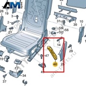 Фиксатор Volkswagen id-Buzz 2023-2024 1N3885731