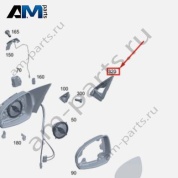 Уплотнитель зеркала правого A2238113000 на Mercedes S-class W223
