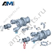 Трубопровод турбины справа на Mercedes W465 AMG G63 (M177) A1770905402