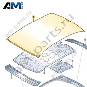 Крыша Audi A8 (D5) 2018-2024 4N0817111C