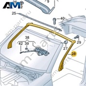 Уплотнитель Volkswagen T-Roc Cabrio 2020-2024 2GC871465A