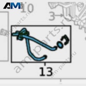 Трубки теплообменника для Mercedes S450 W222 (M276) A2228307115