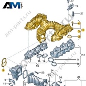 Впускной коллектор VAG 059129711CS