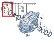 Комплект регулировочных шайб VAG 01E498114