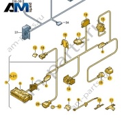 Жгут проводов двери VAG 1K9971120CP