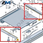 Уплотнитель Volkswagen AMAROK 2017-2022 2H7860153A