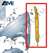 Замыкающая панель Volkswagen T-Roc Cross 2019-2024 2GM821112A