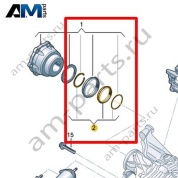 Ремкомплект для манжетного уплотнения VAG 0B0598074