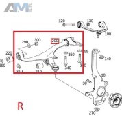 Рычаг передний правый A4633309601 Mercedes G-class W463
