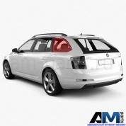 Стекло заднего крыла левое на Octavia A7 II рестайлинг 5E9845297PNVB