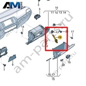 Тормозной элемент VAG 17B858309