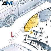 Стекло двери переднее левое Audi A4 (B9) 2016-2024 8W0845021C